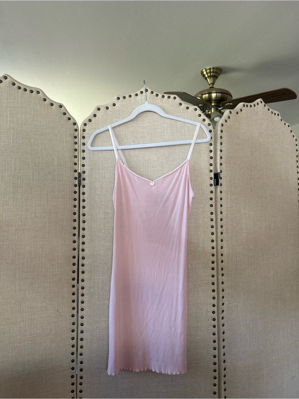 Forever 21 Baby Pink Daisy Mini Dress